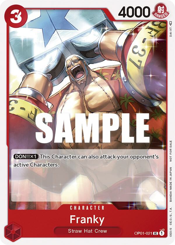 One Piece Promotion Cards - Franky (Tournament Pack Vol. 2) (OP-PR)