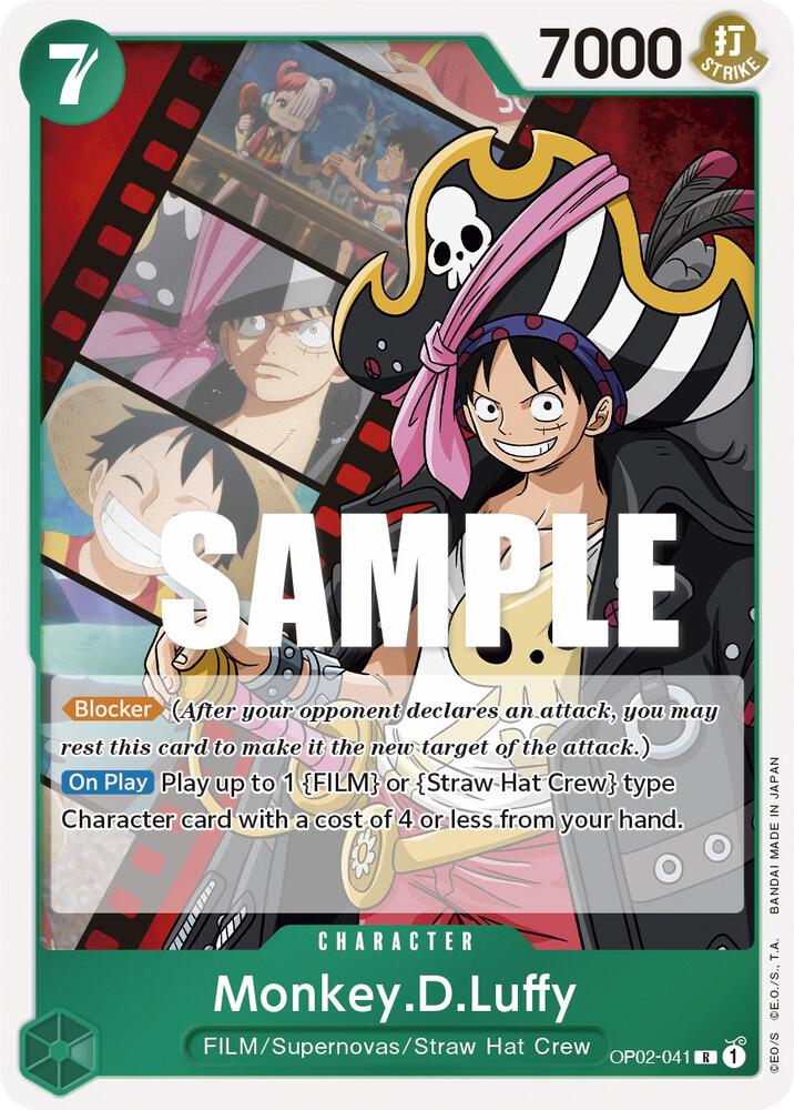 Paramount War - Monkey.D.Luffy (041) (OP-02) OP02-041
