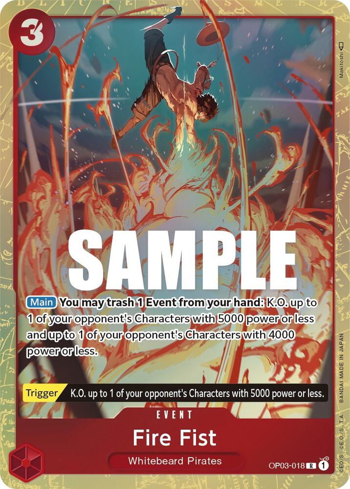 Fire Fist (Alternate Art) - Pillars of Strength (OP-03)