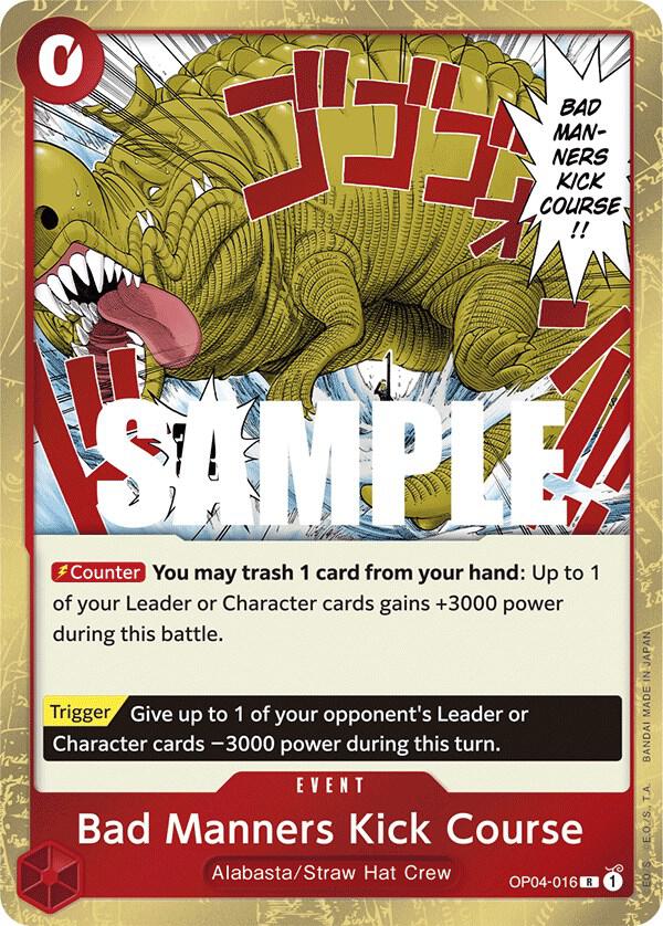 Kingdoms of Intrigue - Bad Manners Kick Course (OP-04)