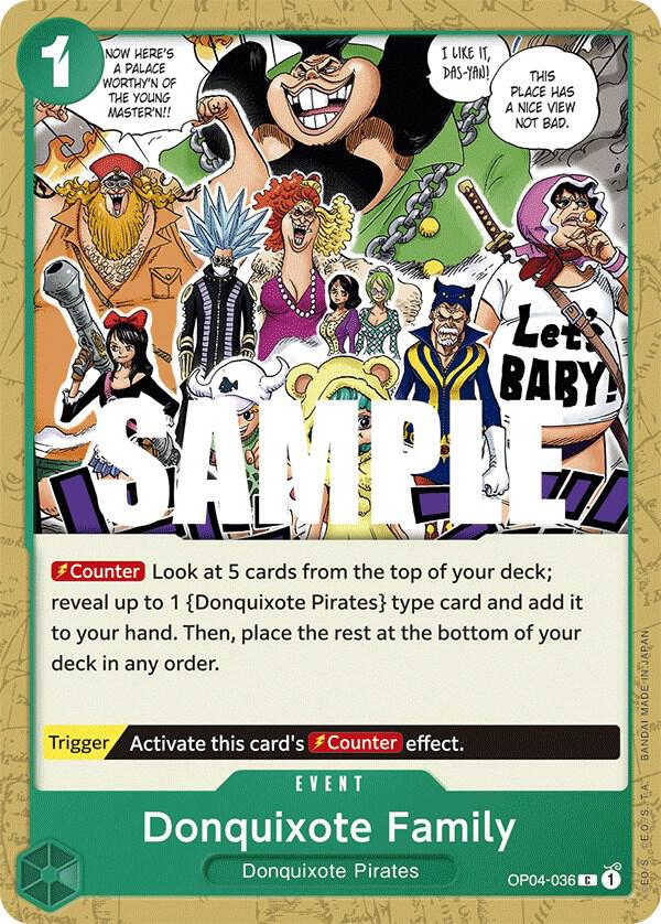Kingdoms of Intrigue - Donquixote Family (OP-04)