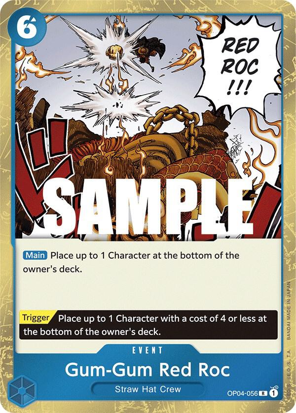 Premium Booster -The Best - Gum-Gum Red Roc (Jolly Roger Foil) (PRB-01) OP04-056