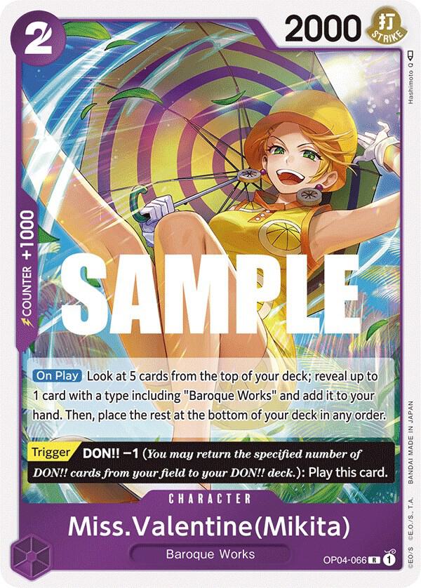 Kingdoms of Intrigue - Miss.Valentine(Mikita) (OP-04)