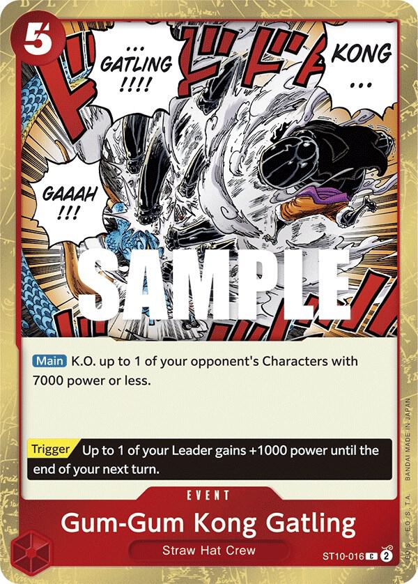 Gum-Gum Kong Gatling - Ultra Deck: The Three Captains (ST-10)