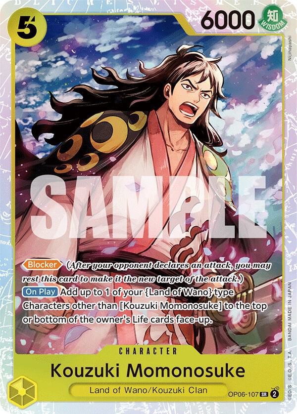 Kouzuki Momonosuke - Wings of the Captain (OP-06)