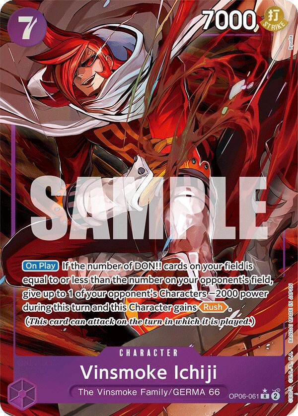 Wings of the Captain - Vinsmoke Ichiji (Alternate Art) (OP-06)