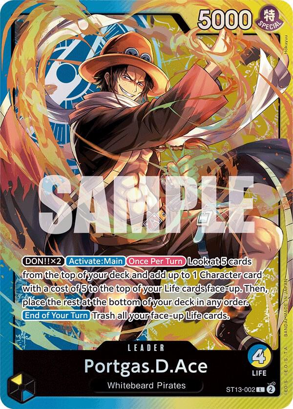 Ultra Deck: The Three Brothers - Portgas.D.Ace (ST-13)