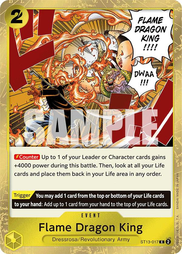 Flame Dragon King - Ultra Deck: The Three Brothers (ST-13)