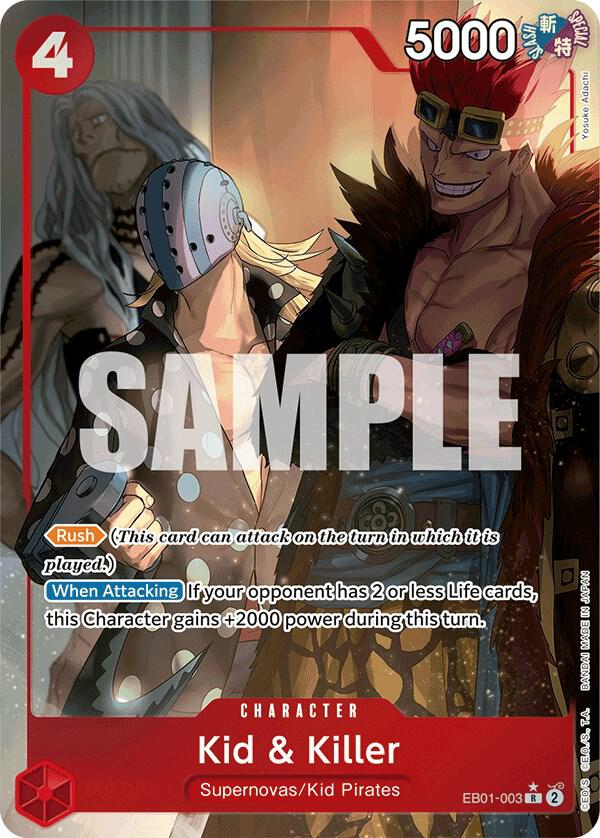 Extra Booster: Memorial Collection - Kid & Killer (Alternate Art) (EB-01)