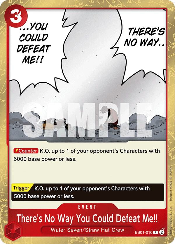 Extra Booster: Memorial Collection - There's No Way You Could Defeat Me!! (EB-01)