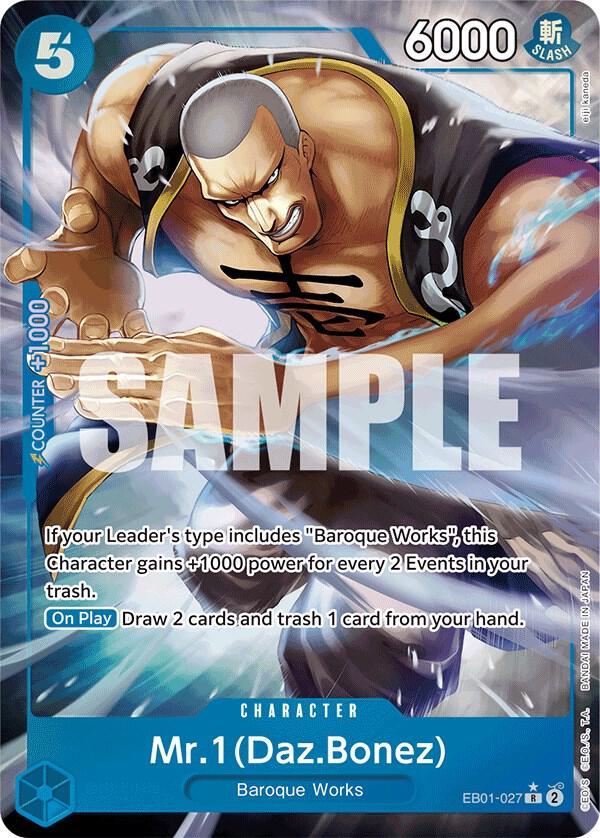 Extra Booster: Memorial Collection - Mr. 1 (Daz.Bonez) (Alternate Art) (EB-01)