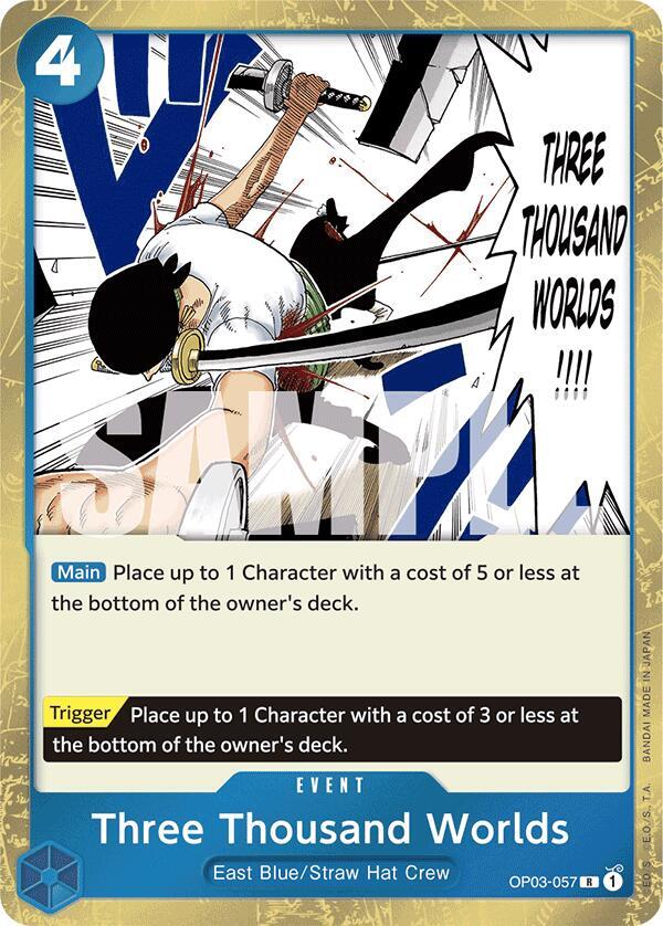 Premium Booster -The Best - Three Thousand Worlds (Jolly Roger Foil) (PRB-01)