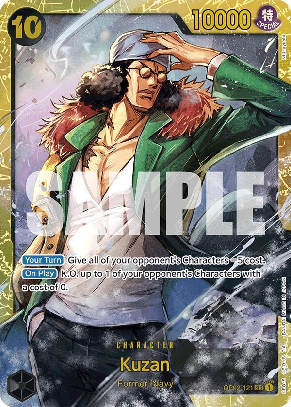 Premium Booster -The Best - Kuzan (OP02-121) (Reprint) (PRB-01)