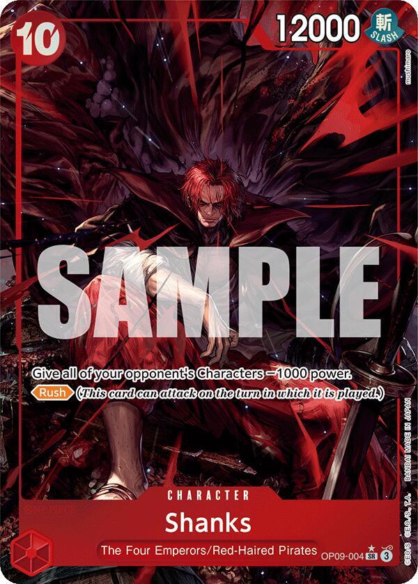 Emperors in the New World - Shanks (004) (Alternate Art) (OP-09) OP09-004