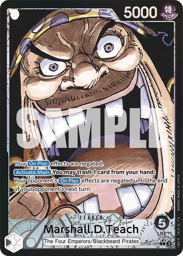 Emperors in the New World - Marshall.D.Teach (Parallel) (OP-09)