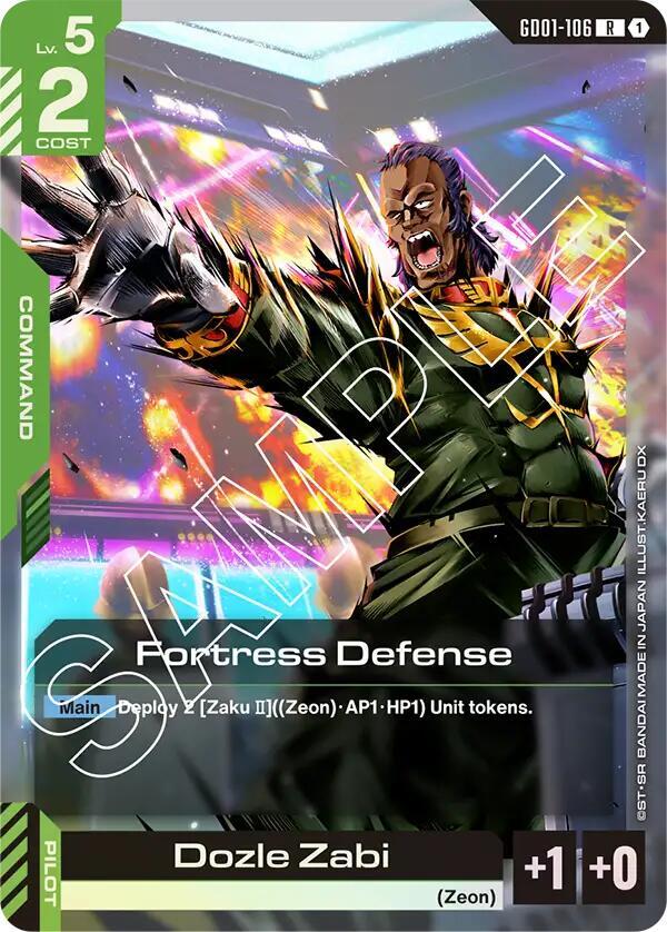 Gundam - Newtype Rising (GD01) - Fortress Defense