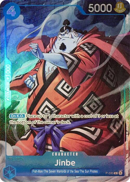 Jinbe (Seven Warlords of the Sea Binder Set) - One Piece Promotion Cards