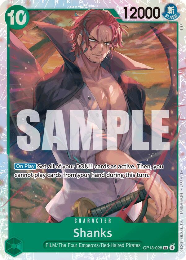 Carrying On His Will - Shanks (028) (OP-13) OP13-028