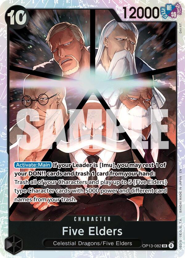 Carrying On His Will - Five Elders (OP-13)