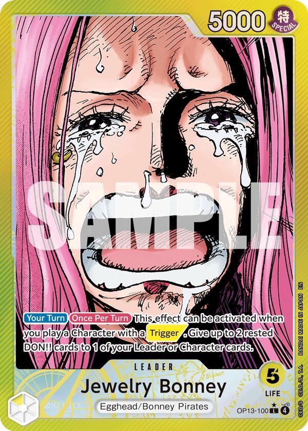 Carrying On His Will - Jewelry Bonney (100) (Alternate Art) (OP-13) OP13-100