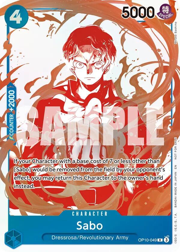 Sabo - OP10-049 (3rd Anniversary Treasure Campaign Pack) - One Piece Promotion Cards (OP-PR)