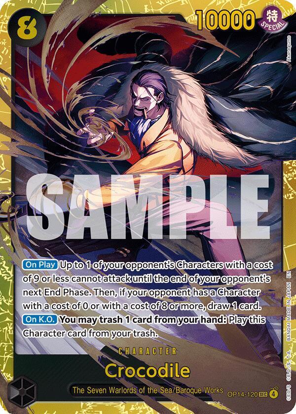 The Azure Sea's Seven - Crocodile - OP14-120 (OP-14)