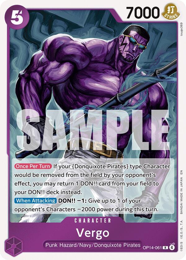 The Azure Sea's Seven - Vergo (OP-14)