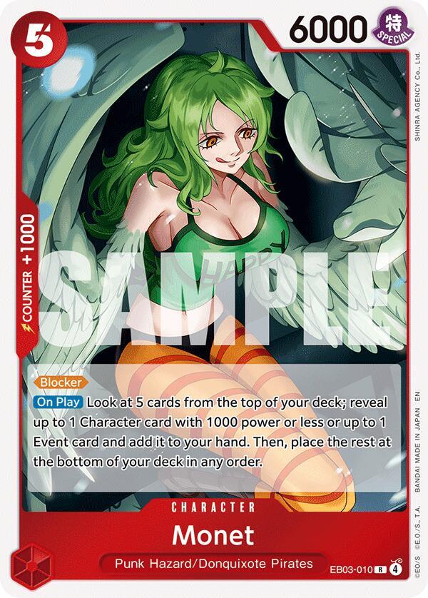 Extra Booster: One Piece Heroines Edition - Monet (EB-03)