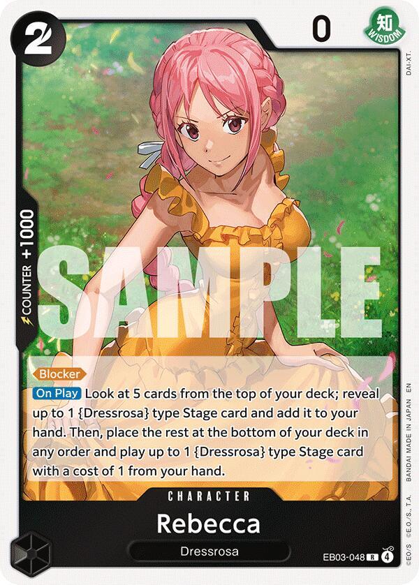 Extra Booster: One Piece Heroines Edition - Rebecca (EB-03)
