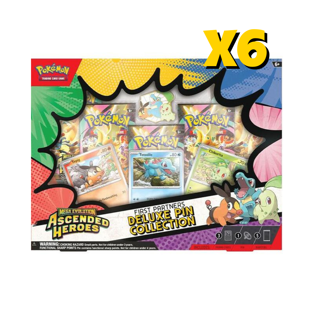 Pokémon - Ascended Heroes First Partners Deluxe Pin Collection Case