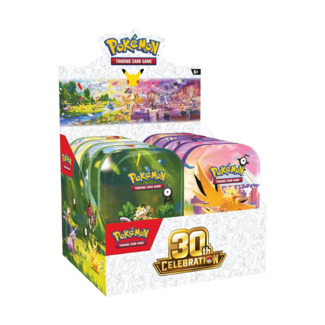 Pokémon - 30th Celebration Mini Tin Display