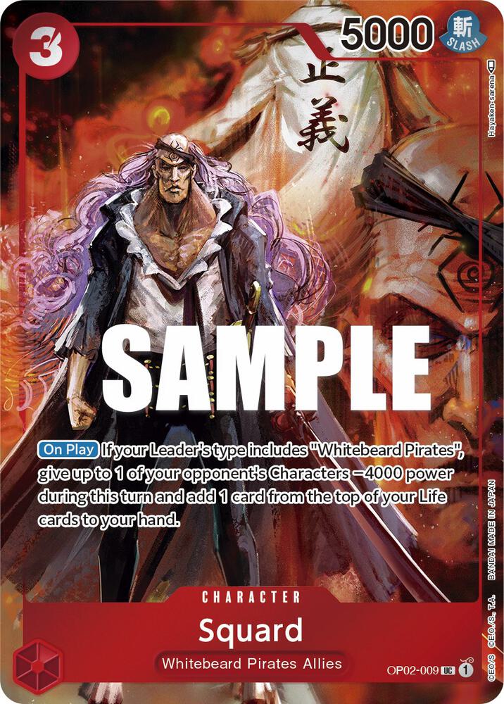 Paramount War - Squard (Box Topper) (OP-02) OP02-009