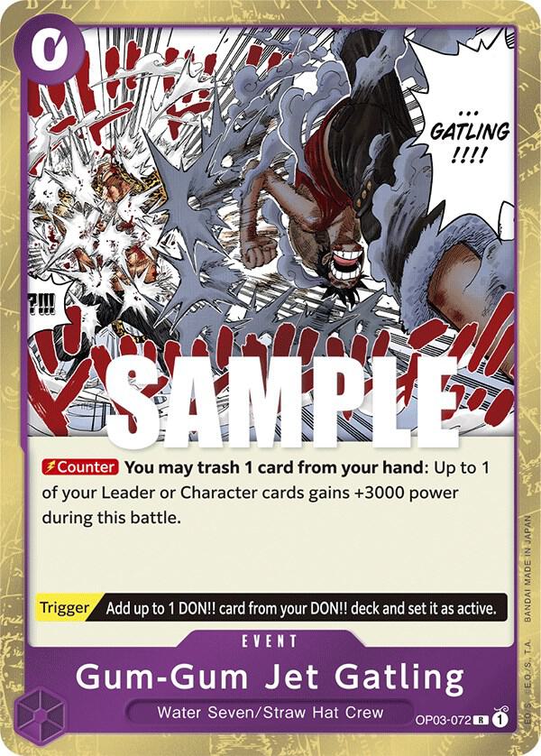 Pillars of Strength - Gum-Gum Jet Gatling (OP-03)