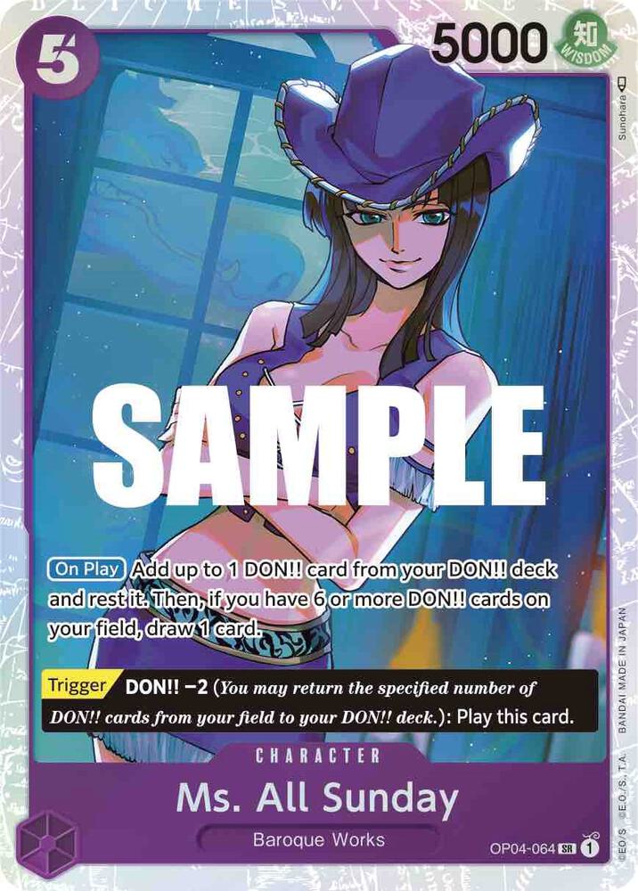 Kingdoms of Intrigue - Ms. All Sunday (OP-04)
