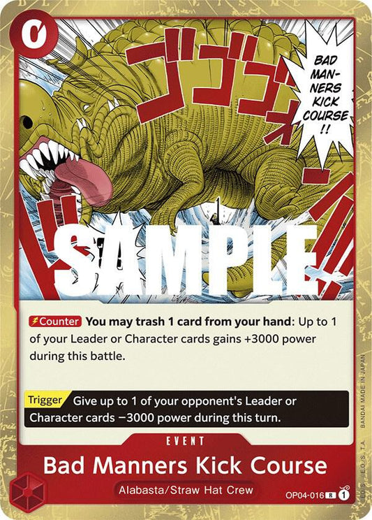 Kingdoms of Intrigue - Bad Manners Kick Course (OP-04)