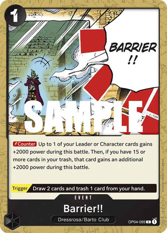 Kingdoms of Intrigue - Barrier!! (OP-04)