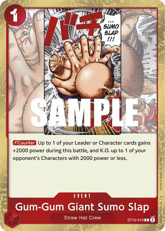Gum-Gum Giant Sumo Slap - Ultra Deck: The Three Captains (ST-10)