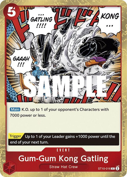Gum-Gum Kong Gatling - Ultra Deck: The Three Captains (ST-10)