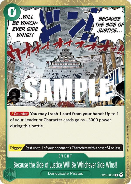 Awakening of the New Era - Because the Side of Justice Will Be Whichever Side Wins!! (OP-05)