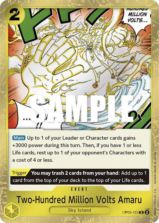 Awakening of the New Era - Two-Hundred Million Volts Amaru (OP-05)