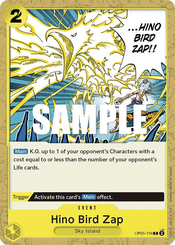 Awakening of the New Era - Hino Bird Zap (OP-05)