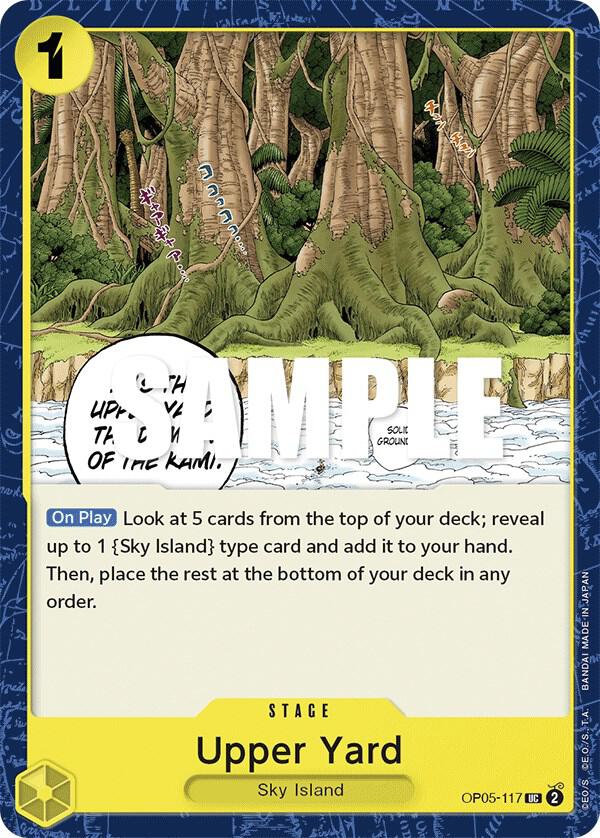 Upper Yard (Jolly Roger Foil) - Premium Booster -The Best (PRB-01)