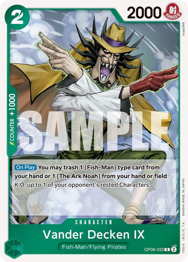 Wings of the Captain - Vander Decken IX (OP-06)
