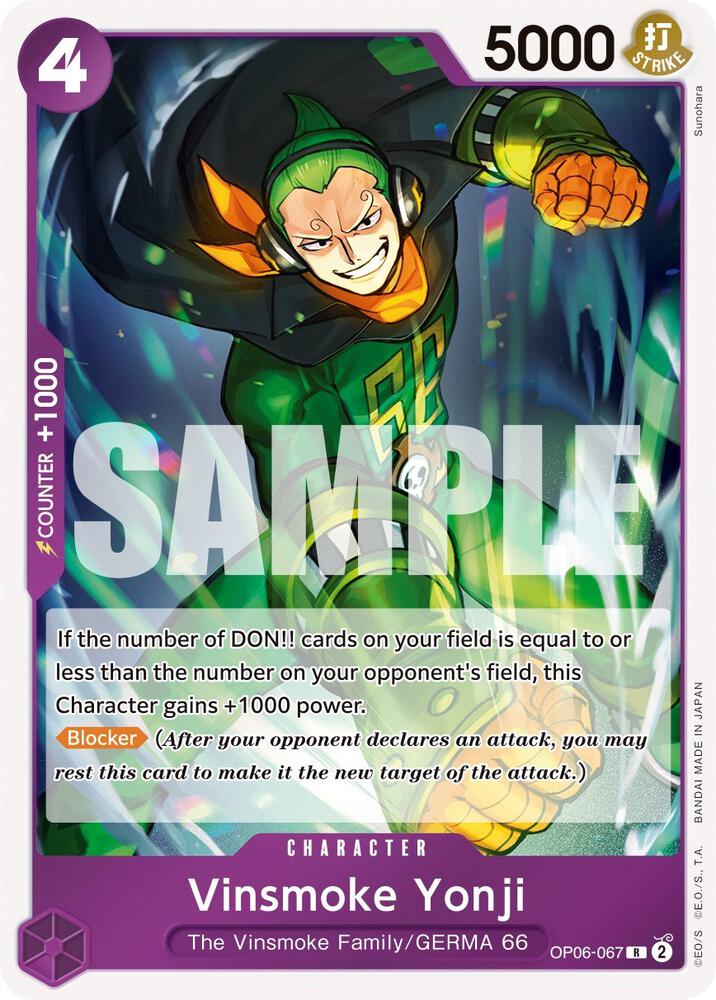Wings of the Captain - Vinsmoke Yonji (OP-06)