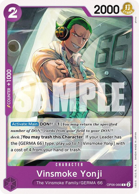 Wings of the Captain - Vinsmoke Yonji (OP-06)