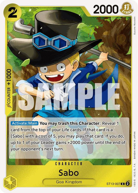 Sabo - Ultra Deck: The Three Brothers (ST-13)