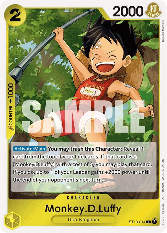 Monkey.D.Luffy - Ultra Deck: The Three Brothers (ST-13)