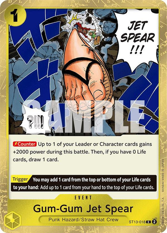 Gum-Gum Jet Spear - Ultra Deck: The Three Brothers (ST-13)