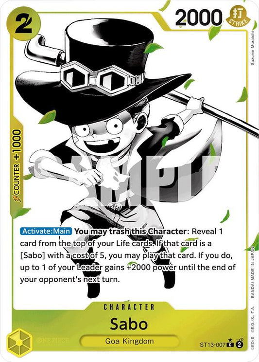 Ultra Deck: The Three Brothers - Sabo (Parallel) (ST-13)