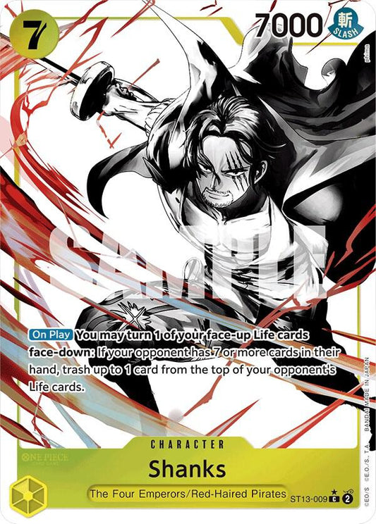 Ultra Deck: The Three Brothers - Shanks (Parallel) (ST-13)